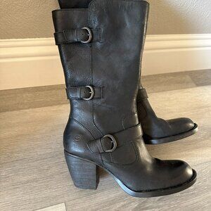 Black Born Mid-calf Boots